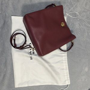 Original- Coach bucket bag/ with strap for cross body. Used once.
